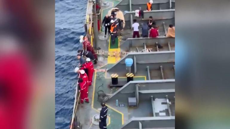 Türk tanker gemisi, Tunus-Malta arasında boğulmak üzere olan 120 mülteciyi kurtardı