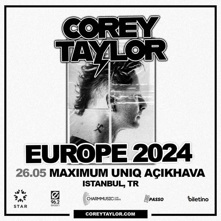 Rock müziğin altın adamı Corey Taylor, İstanbula geliyor