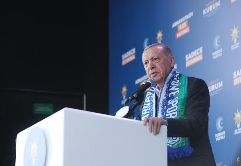 Cumhurbaşkanı Erdoğan Arnavutköy mitinginde konuştu