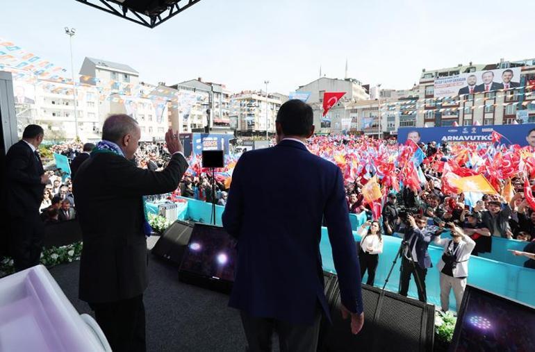 Cumhurbaşkanı Erdoğan Arnavutköy mitinginde konuştu