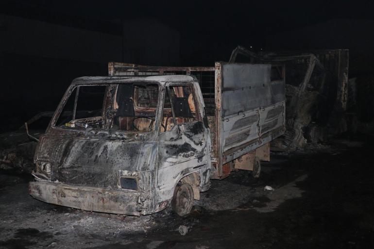 Ankarada Hurdacılar Sitesinde yangın