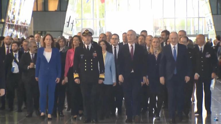 NATO’nun 75’inci kuruluş yıldönümü, Brüksel’de kutlandı