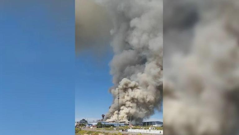 Şanlıurfa’da, tekstil fabrikasında yangın