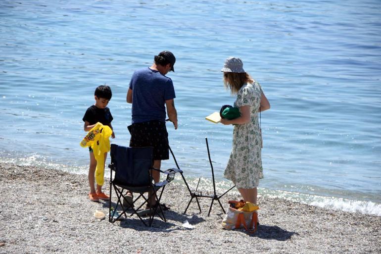 Bodrumda bayramın 2nci gününde sahiller doldu