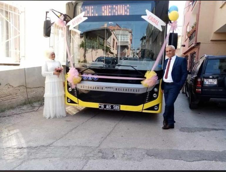 Bursa’nın halk otobüsü şoförü çifti