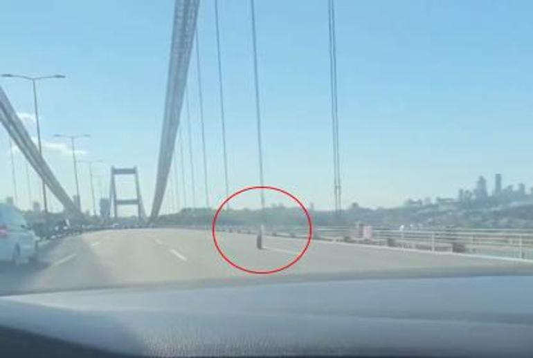 İstanbul trafiğindeki ilginç anlar kamerada
