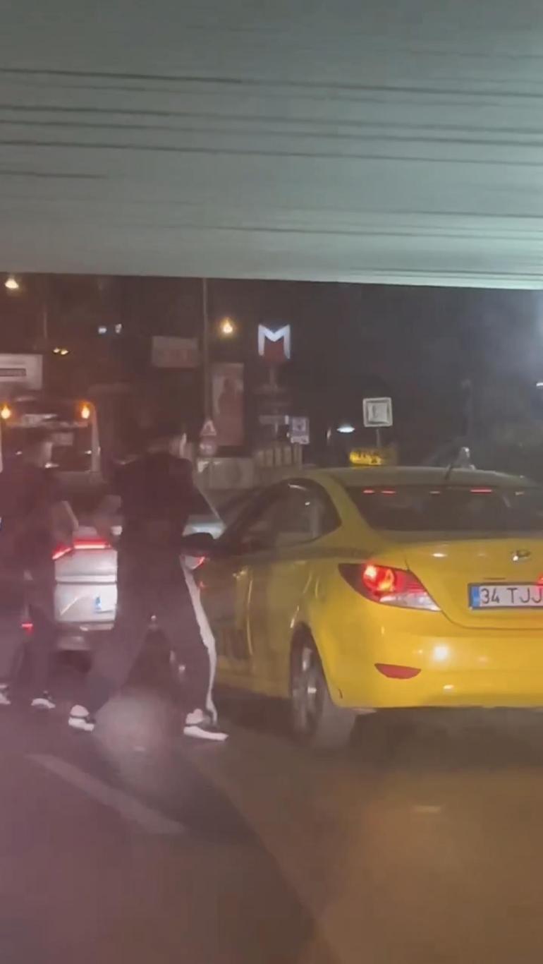 Pendikte taksiciye saldırı