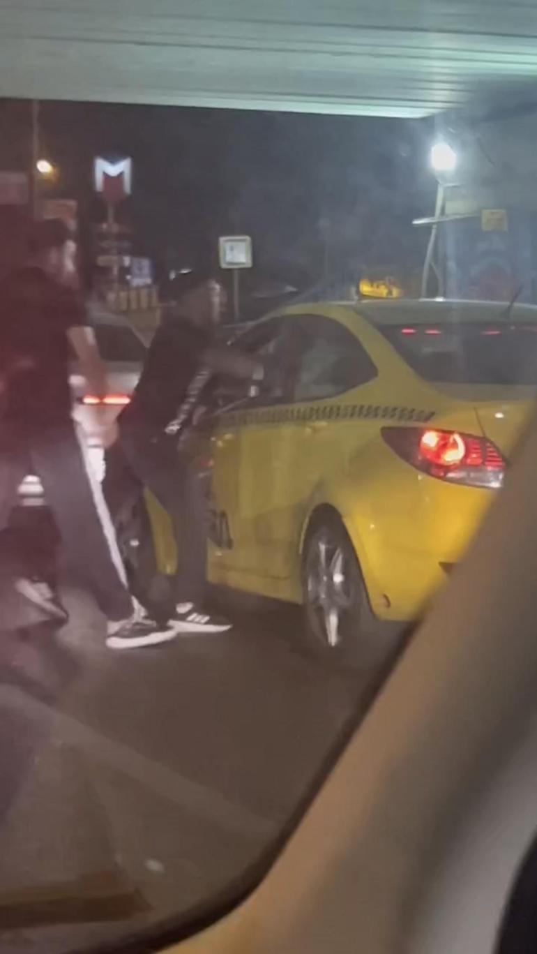 Pendikte taksiciye saldırı