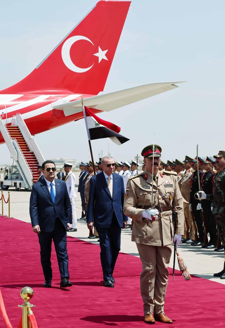 Cumhurbaşkanı Erdoğan Bağdat’ta