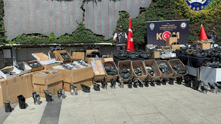 İstanbul’da kaçak yedek parça satanlara operasyon: 8 gözaltı