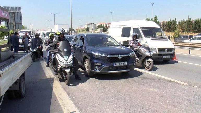 Esenlerde 5 aracın karıştığı zincirleme kaza: Trafik durma noktasına geldi