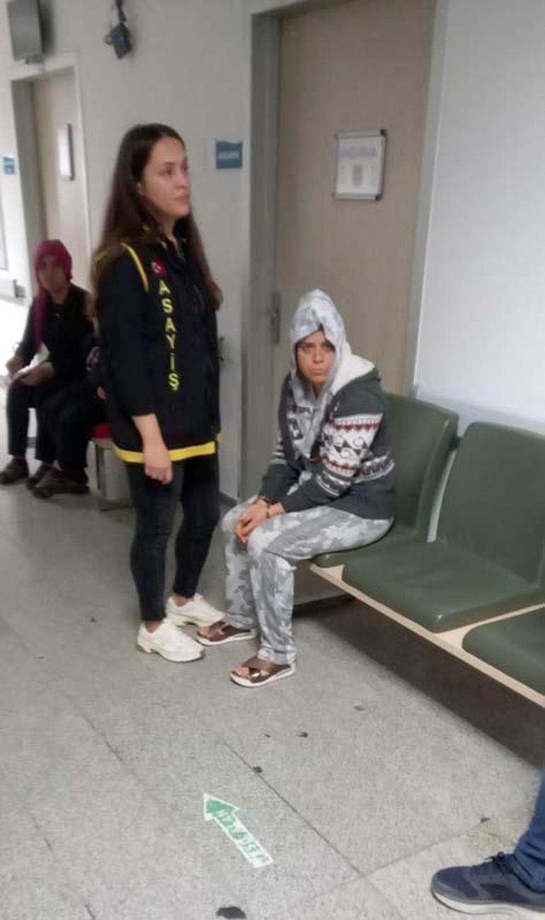 30 yıl hapis cezası olan kadın, polisi görünce pencereden atlayıp kaçmaya çalıştı