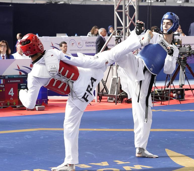 Milli taekwondocu Furkan Ubeyde Çamoğlu, Avrupa şampiyonu oldu