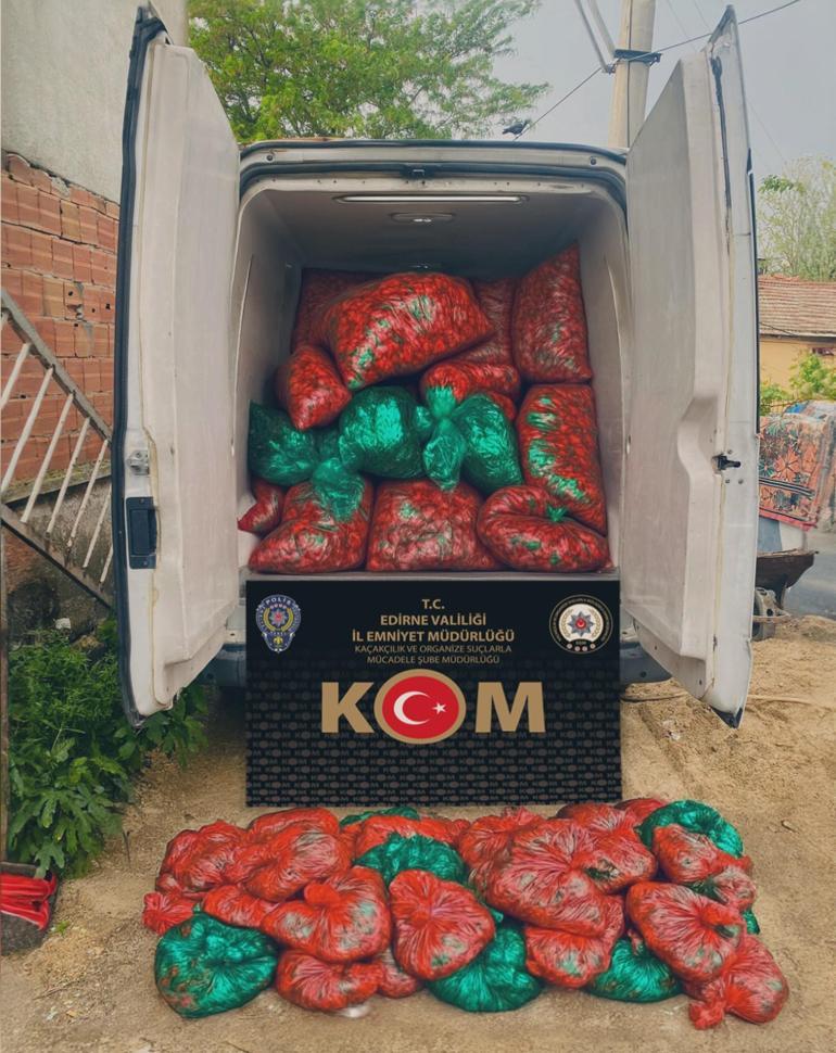 Edirne’de 1 ton 440 kilo kum midyesi ele geçirildi: 2 şüpheliye 1 milyon lira ceza uygulandı