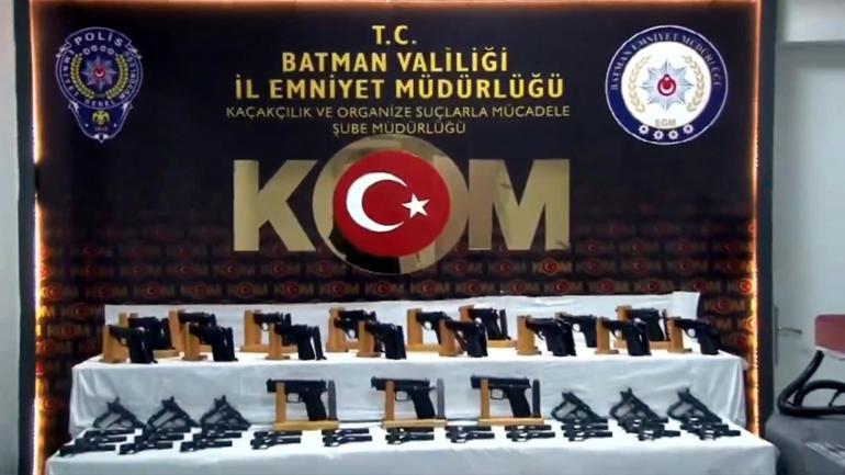 Batmanda silah kaçakçılığı operasyonu: 4 gözaltı