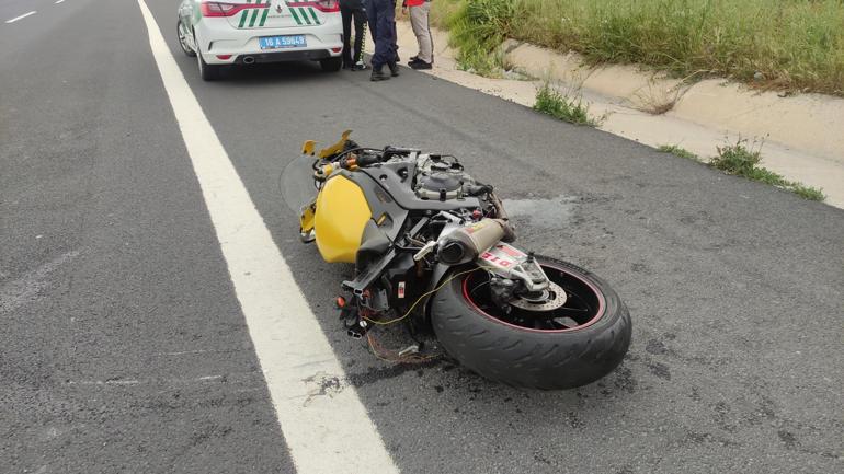 Aynı istikamette giden motosikletler çarpıştı: 2 yaralı