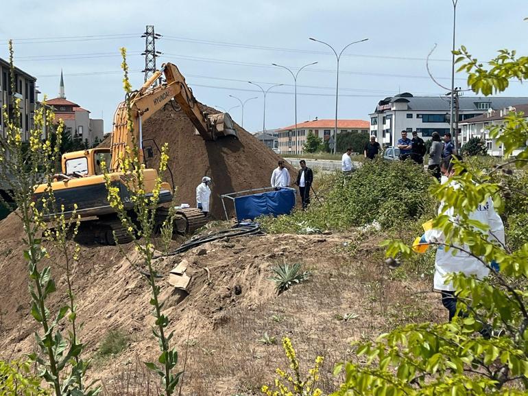 Sakaryada el ve ayakları bağlı, toprağa gömülü bulunan ceset 40lı yaşlarda erkeğe ait