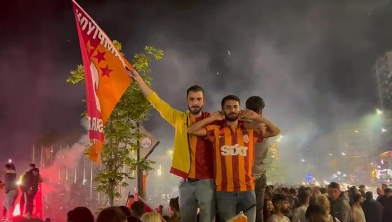 Galatasarayın şampiyonluğu coşkuyla kutlandı