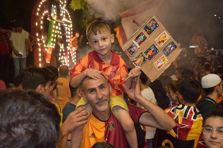 Galatasarayın şampiyonluğu coşkuyla kutlandı