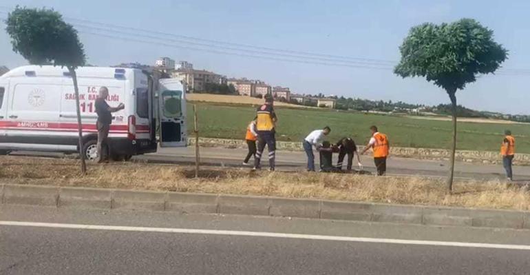 Yolun karşısına geçerken otomobil çarpan çoban, öldü