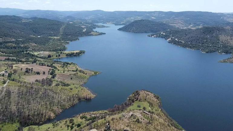 Çanakkaleyi besleyen barajdaki su seviyesi yüzde 91e ulaştı