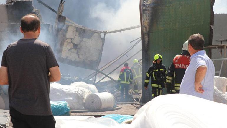 Kayseri OSB’deki ambalaj fabrikasında yangın