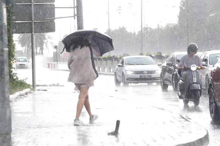 Antalyada yağmur ve fırtına hayatı olumsuz etkiledi