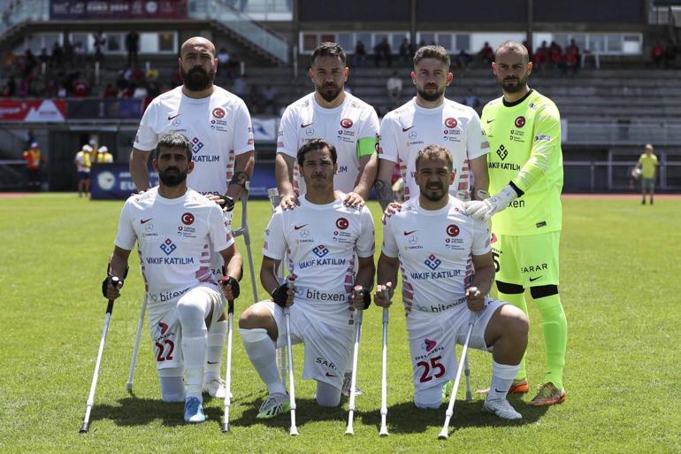 Ampute Milli Futbol Takımı, Avrupa Şampiyonasında finale çıktı