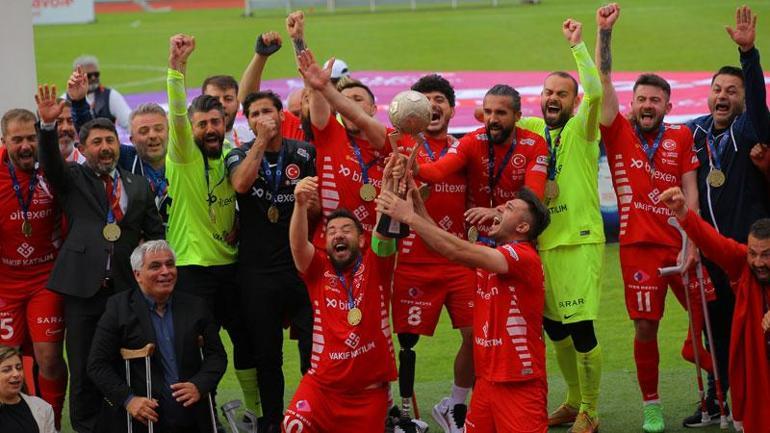 Ampute Milli Futbol Takımı, Avrupa şampiyonluk kupasını aldı