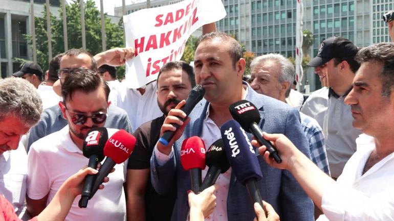 Özel halk otobüsü sahiplerinden İBB binası önünde ödeme protestosu