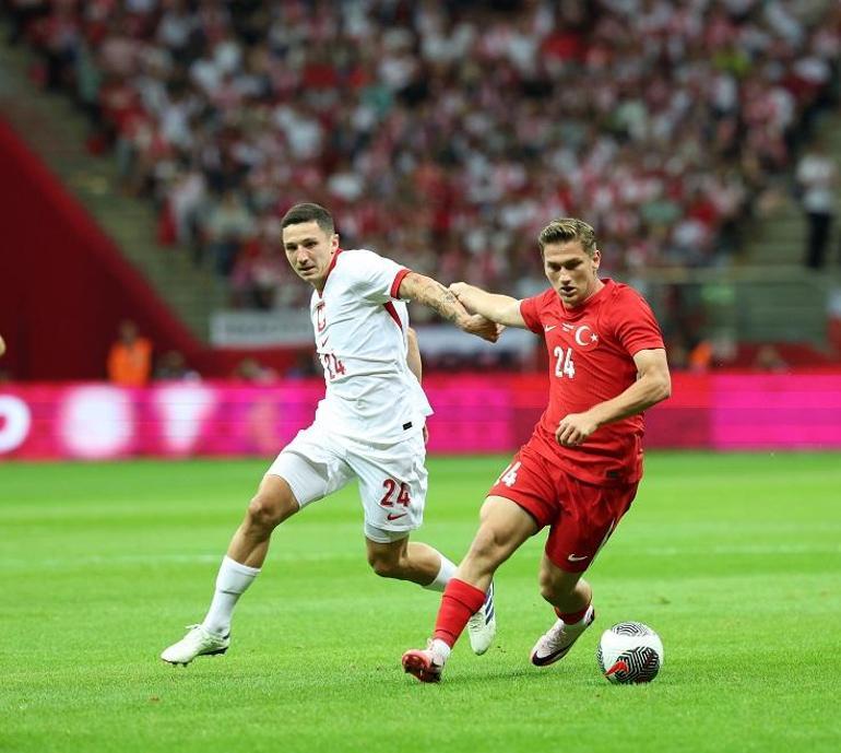 A Milli Futbol Takımı, hazırlık maçında Polonyaya 2-1 mağlup oldu