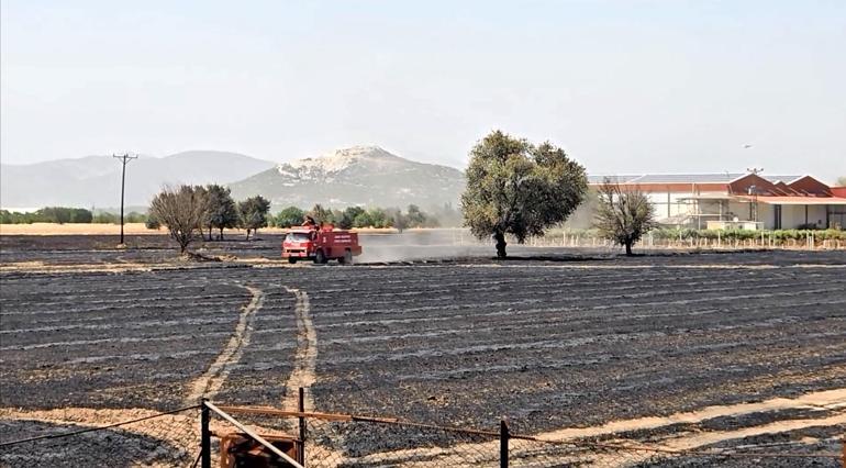 Burdurda iki noktadaki yangında 1000 dönüm arazi yandı; duman nedeniyle yol ulaşıma kapandı