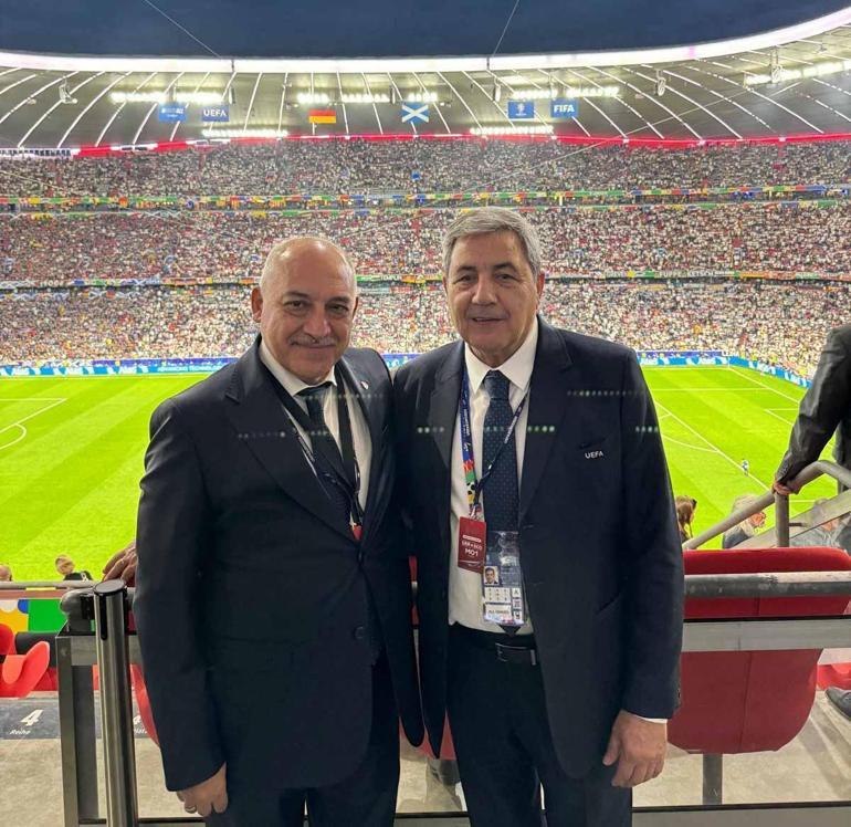 TFF Başkanı Büyükekşi, EURO 2024 açılışı öncesi FIFA ve UEFA Başkanları ile buluştu