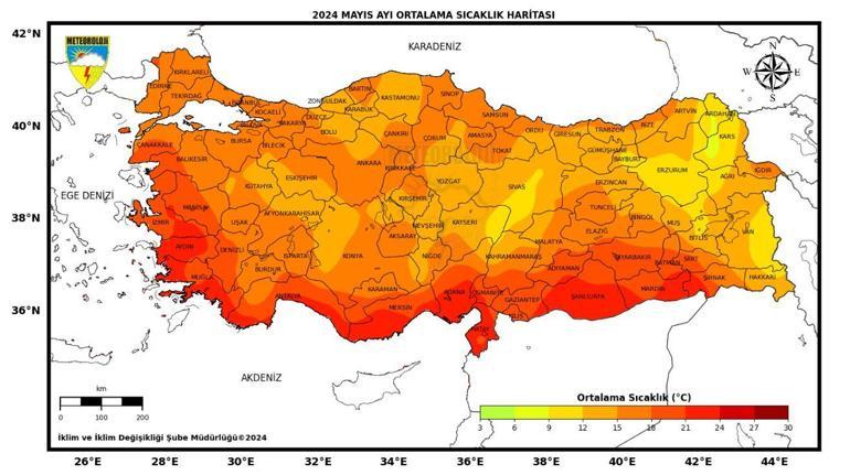 2024te 53 yılın en sıcak 2nci ilkbaharı yaşandı