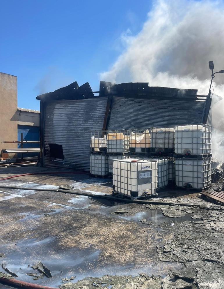 Tekirdağ’da fabrika yangını