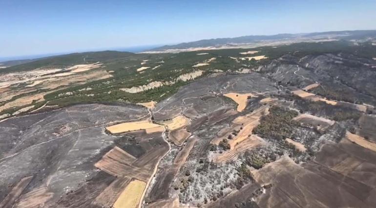 Bakan Yumaklı: Çanakkale- Eceabat yangını kontrol altına alındı