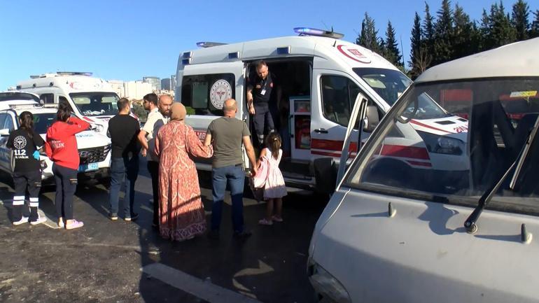 TEM Otoyolunda 10 aracın karıştığı zincirleme kaza; 5 yaralı