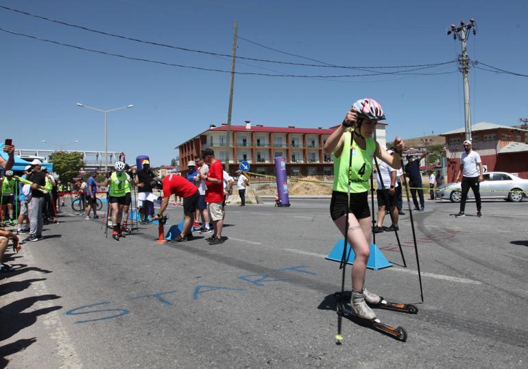 Bitlis, Tekerlekli Kayak Türkiye Şampiyonasına ev sahipliği yaptı