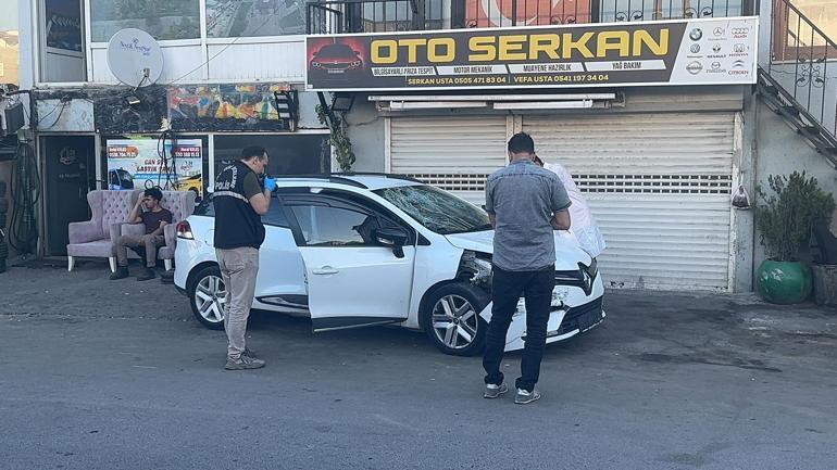 Sultanbeylide otomobil gasbedip polise ateş açan şüpheli vurularak yakalandı