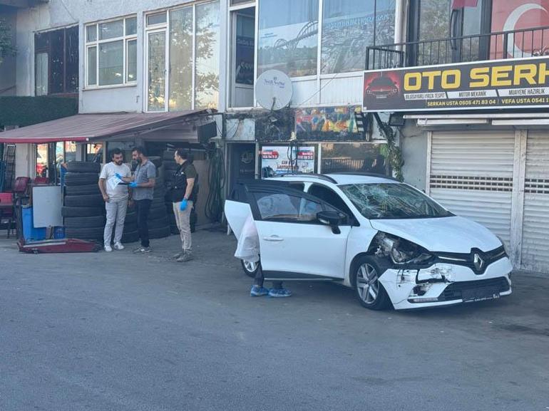 Sultanbeylide otomobil gasbedip polise ateş açan şüpheli vurularak yakalandı