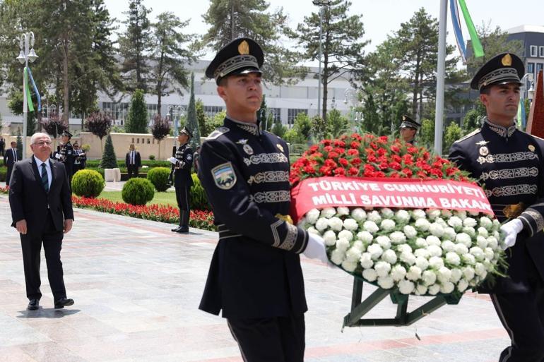 Bakan Güler, Özbekistan Cumhurbaşkanı Mirziyoyev ile görüştü