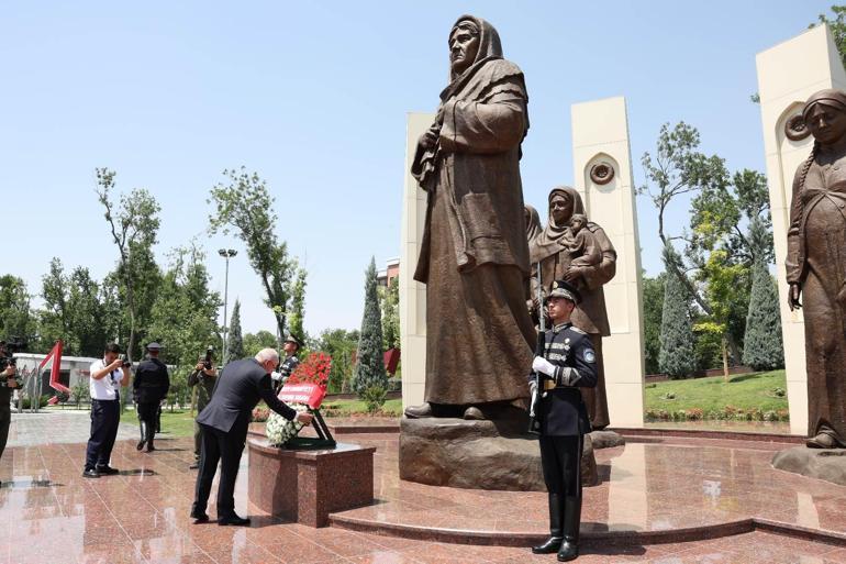 Bakan Güler, Özbekistan Cumhurbaşkanı Mirziyoyev ile görüştü