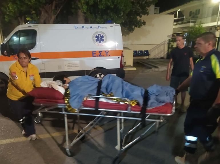 İstanköy Adasında yaralanan çocuk, deniz ambulansıyla Bodruma getirildi