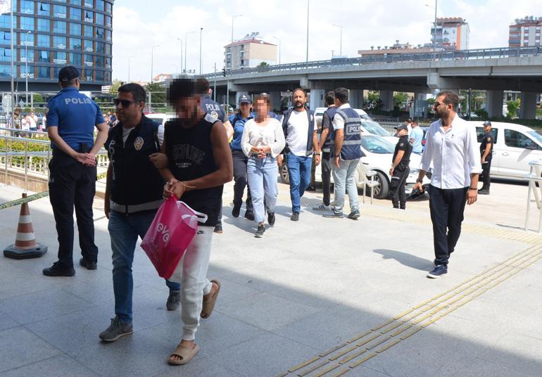 Antalyada Suriyeli eylemine ilişkin gözaltına alınan 11 kişi adliyede