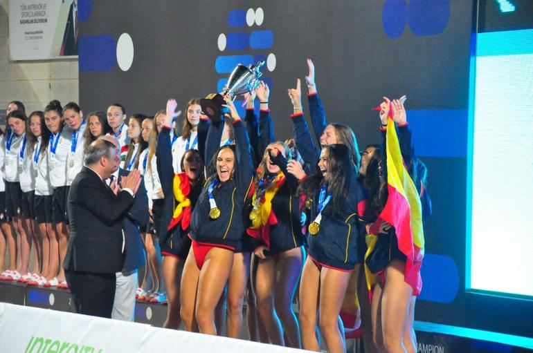 U16 Kadınlar Dünya Sutopu şampiyonu İspanya oldu