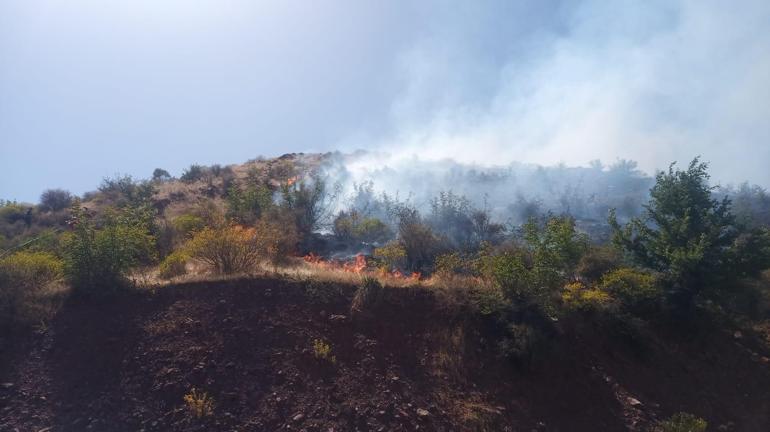 Siirt’te çıkan örtü yangınları söndürüldü