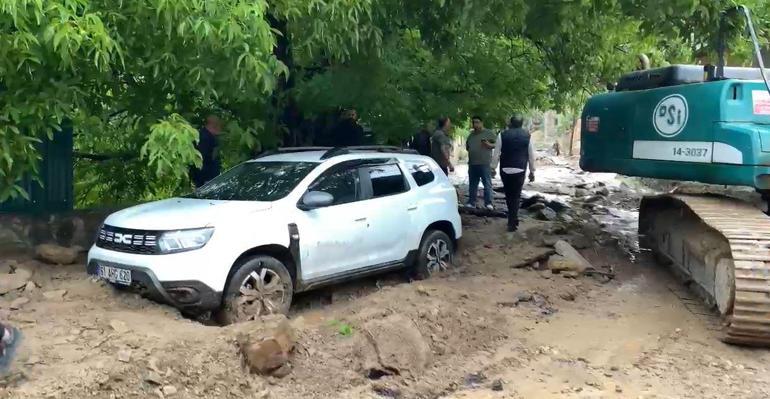 Gümüşhanede etkili olan sağanak, taşkın ve sele neden oldu