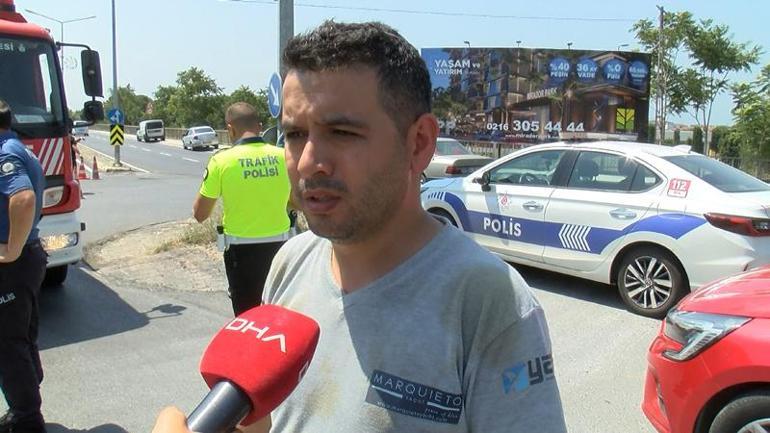 Tuzlada kavşağa giren otomobil kaza yaptı: 2si çocuk 3 yaralı