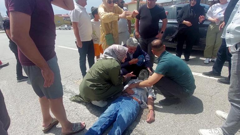 Taşıtlara yeşil ışık yanarken yola fırladı; ilk araçtan kurtuldu, ikinciden kaçamadı