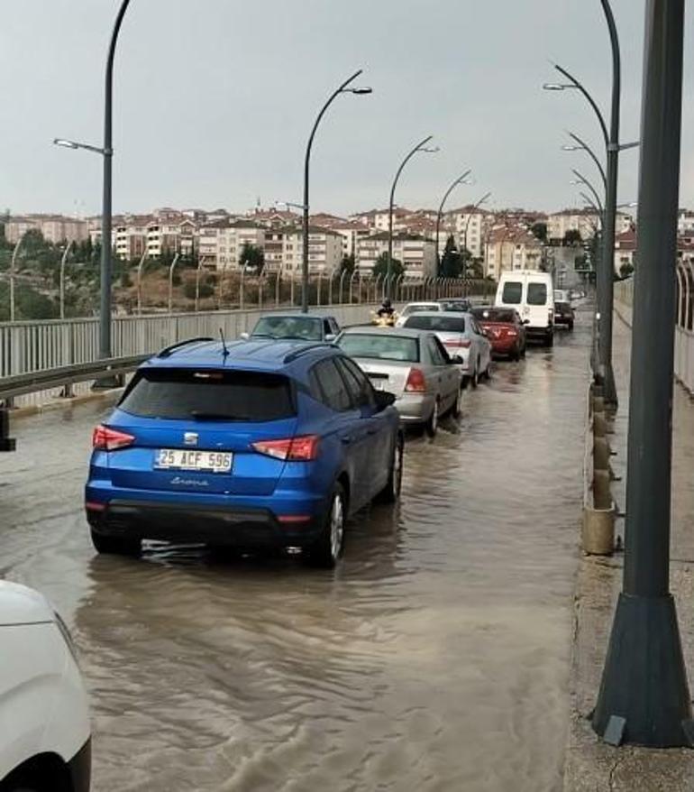 Karabükte sağanak su baskınına sebep oldu